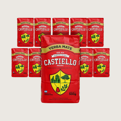 Castiello Yerba Mate Bulk Pack (10 Bags – 500g Each)